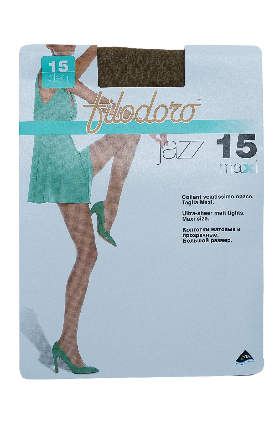 Ciorap Jazz Extra 15 Den, XL, Maro Nocciola